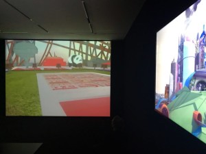 Cao-Fei-video-works-at-the-exhibition-Space-Force-Construction-V-A-C-Foundation-Palazzo-delle-Zattere-Venice-2017-800x600
